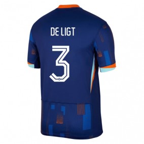 Nederlandene De Ligt 3 EM Udebanetrøje 2024